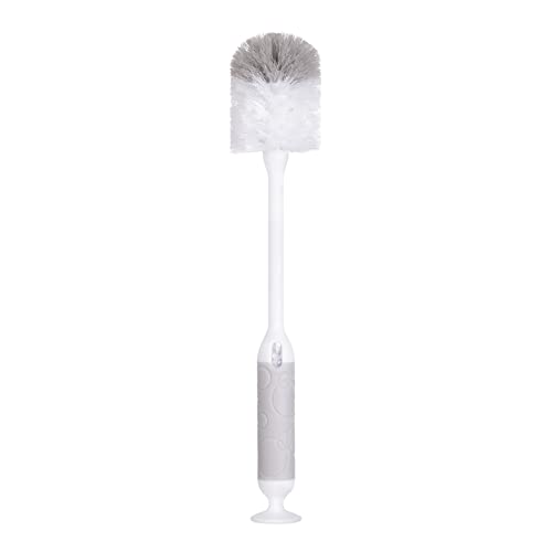 Ubbi Baby Bottle Brush Set, Bottle Brush and Nipple Brush, Baby Cleaning Essentials, Gray (Pack of 2) - color: 회색 병 브러시