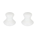 Uonlytech 2Pcs Gua Sha Facial Tools, White Jade Quartz Massage Gua Sha Rollers Stones Scraping Massage Tool for Women Home Spa