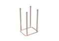 Water Bottle Drying Rack, Stainless Steel Bottle Dryer Rack, Baby Bottles Rack Dryer, Cup Drying Rack, Reusable Bag Drying Stand, Kitchen Stand Holder for Glass Bottles, Plastic Bag (Rose Gold, Small) - color: Rose Gold, size: Small