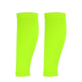Sun Protection Leg Sleeves, Sports Compression Leg Cooling Ice Silk Sleeves with Anti-slip Silicone Strips - color: Green