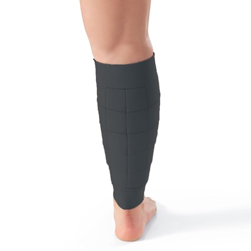 ReadyWrap Calf Compression Sleeve - Adjustable, Breathable - color: Black, size: Large (35 cm)