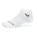 Swiftwick ASPIRE ONE Running & Cycling Socks, Breathable, Compression Fit - color: White-circuit, size: Small
