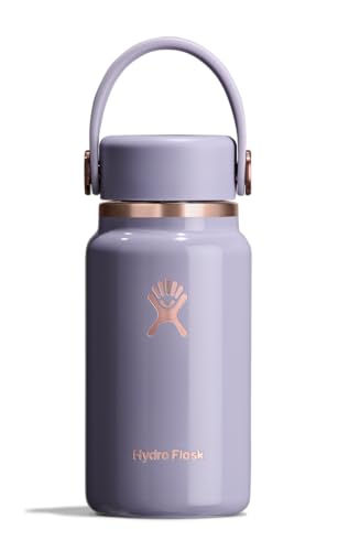 Hydro Flask Micro Bottle - Leak Proof Purse or Pocket Flask - Insulated Mini Water Bottle 6.7 Oz Vapor Rose Gold - color: VAPOR ROSE GOLD