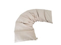 Microwavable LOVEwrap Neck & Shoulder wrap - Unscented 6 x 24 - Flax Seed - Soothes Muscle Ache Pain Relief - Natural Soft Cotton - Warming Muscle Relaxation - Beige White Natural - color: Natural