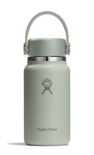 Hydro Flask Micro Bottle - Insulated Mini Leak Proof Flask for Purse or Pocket in 6.7 Oz Agave Green - color: AGAVE