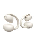 Baseus Bowie MC2 Open Ear Clip On Earbuds, CloudComfort 2.0 Wrap-Around Design, LDAC Hi-Res Audio, Bluetooth 6.0, 55H Playtime, 4-Mic AI Clear Call, IP67 Waterproof for Running Gym Workouts - color: White