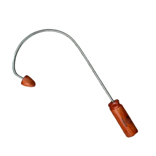 Traditional Thai Massage Reflexology Stick Tool for Back Massage (1 of Hook Curve Back)
