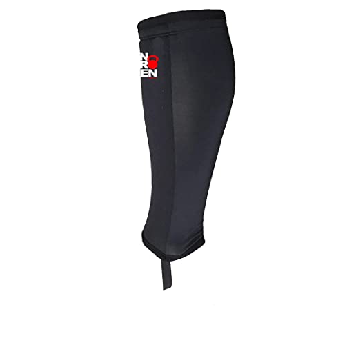 Unbrokenshop.com Cross Fit Shin Guard Calf Compression Sleeve, Weightlifting, Deadlift, Rope Climb, Box Jumps for Men Women, One Sleeve (Black)