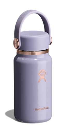 Hydro Flask Micro Bottle - Leak Proof Purse or Pocket Flask - Insulated Mini Water Bottle 6.7 Oz Vapor Rose Gold - color: VAPOR ROSE GOLD