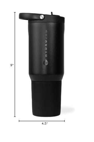 HydroJug Sport 20 oz Insulated Stainless Steel Water Bottle, Black - color: Black, size: 20 Ounces