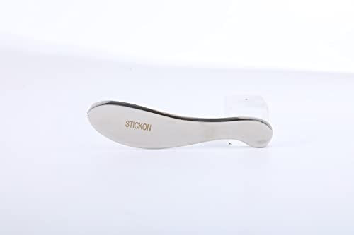 STICKON Stainless Steel Gua Sha 2 in 1 Scraping Massage Tools Scar Tissue Tool, Physical Therapy Tools IASTM Tools Soft Tissue Massage Tool, Guasha Tool for Body (STICKON-35) - style: Pitao02 Shape