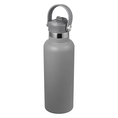 RRegeny Straw Lid fits Hydro Flask Standard Mouth, 21 24 oz, Sports Flex Cap Water Bottle Accessories Replacement Top - color: Gray+1pack