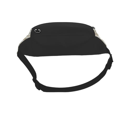 Dujiea Fanny Pack, Desert Camouflage Waist Bag With Headphone Hole Belt Bag Adjustable Sling Pocket Fashion Hip Bum Bag For Women Men Kids Outdoors Casual Travelling Hiking Cycling - color: Desert Camouflage