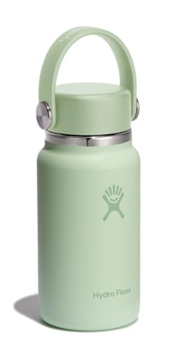 Hydro Flask Micro Bottle - Leak Proof Purse or Pocket Flask - Insulated Mini Water Bottle 6.7 Oz Aloe - color: ALOE