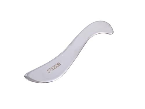 STICKON Stainless Steel Gua Sha Muscle Scraper Tool, Scraping Massage Tools, Physical Therapy Tools, GuaSha Massage Scraper Tool, IASTM Tools Great Soft Tissue Metal Massage Tool(STICKON-51) - size: STICKON-51