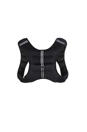 RUNmax 20LBS - 150LBS Adjustable Weighted Vest Wtih Shoulder Pads Option for Men and Women - size: 8 lbs WITHOUT SHOULDER PADS
