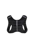 RUNmax 20LBS - 150LBS Adjustable Weighted Vest Wtih Shoulder Pads Option for Men and Women - size: 16 lbs WITHOUT SHOULDER PADS