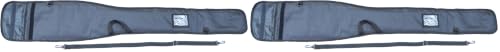 METER STAR Kayak Paddle Bag Very Thick and Durable Protective Storage Bag Adjustable Kayak Paddle Carrying Bag for 2-Piece Paddles - size: One Size (Pack of 2)