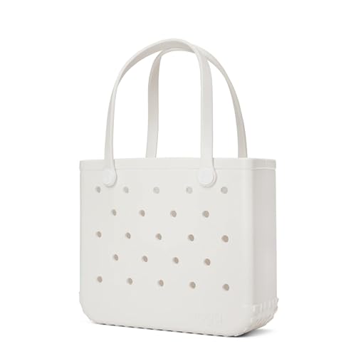 BOGG BAG Medium Tote – 15” x 12.5” x 5” – Essential Bags for Beach, Pool, Boat, Sports, Tailgating, Cruise, Travel - color: Ice Shimmer