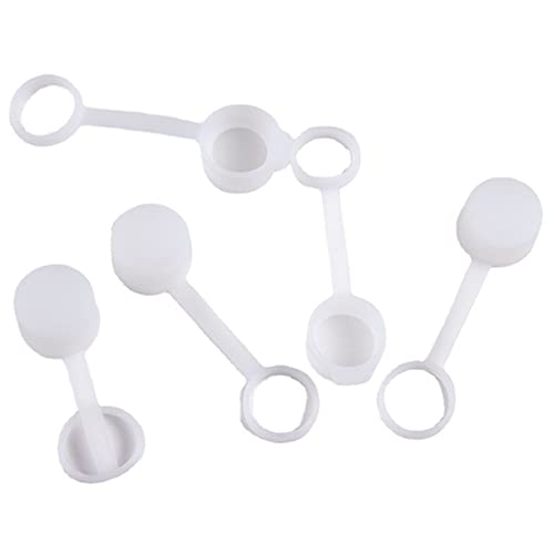 Mud Caps for Bottles 5PCS Black Silicone Cap Top for All Podium and Peak Fitness Bottles, Bike Bottle Cap Top