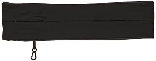 FlipBelt Classic Running Belt, Phone Holder for Running, Money Belt Pouch - color: Black, size: Medium