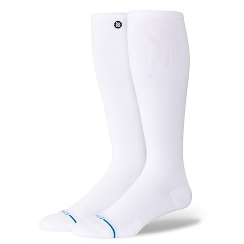 Stance Compression OTC Socks for Men & Women - color: White, size: Small