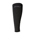 2XU Unisex X Compression Calf Sleeves - color: Titanium/Black, size: Large