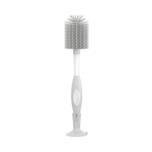 Dr. Brown's Soft Touch Baby Bottle Cleaning Brush, Gray, 1-Pack - style: Gray