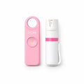 POM Pepper Spray & Personal Alarm Safety Kit – OC Self Defense Keychain Spray & Loud Emergency Alarm for Campus Safety, Women & Students - color: White x Pink, style: Pocket Clip Model