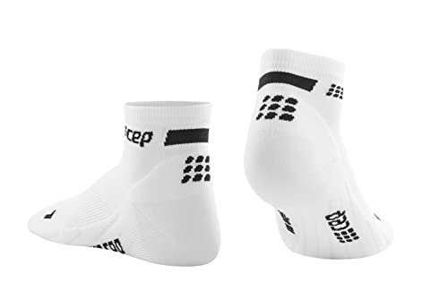 CEP Men's The Run Low Cut Socks 4.0 - Athletic Performance Socks - color: 4.0 - White, size: 3