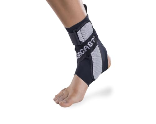 AIRCAST A60 Ankle Support - color: Black (Left Foot), size: Small