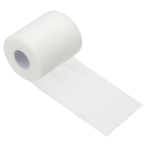 Pre Wrap Tape, Non-Slip Grip Cushion Wrap Prewrap Athletic Tape Fitting for (Tennis- Badminton - Pickleball - Sports) - color: White