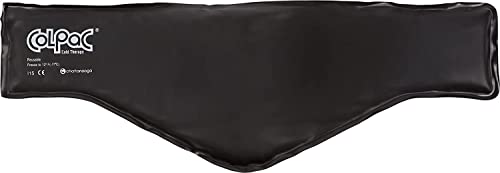 Chattanooga ColPac - Reusable Gel Ice Pack - Black Vinyl - Neck Contour - 21 inches - Cold Therapy - Knee, Arm, Elbow, Shoulder, Back - Aches, Swelling, Bruises, Sprains, Inflammation - size: 21 Inch (Pack of 1)