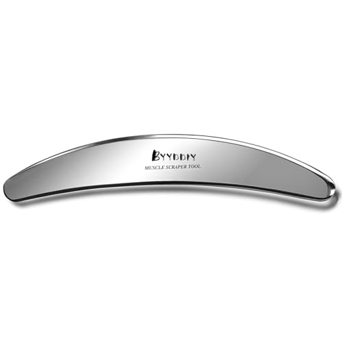 BYYDDIY Stainless Steel Gua Sha Tool, Muscle Scraper Tool,Soft Tissue Massage Scraper,Muscle Scraping Tool (C) - style: C