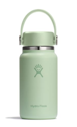 Hydro Flask Micro Bottle - Leak Proof Purse or Pocket Flask - Insulated Mini Water Bottle 6.7 Oz Aloe - color: ALOE