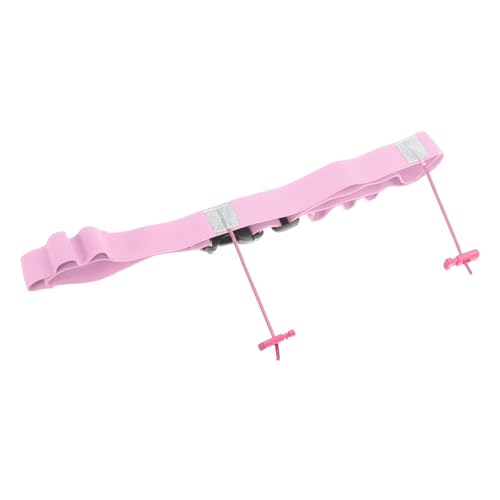 PATIKIL Triathlon Belt Bib Holder, Elastic Marathon Race Number Belt with 6 Gel Loops for Marathon Racing Cycling, Pink - color: Pink