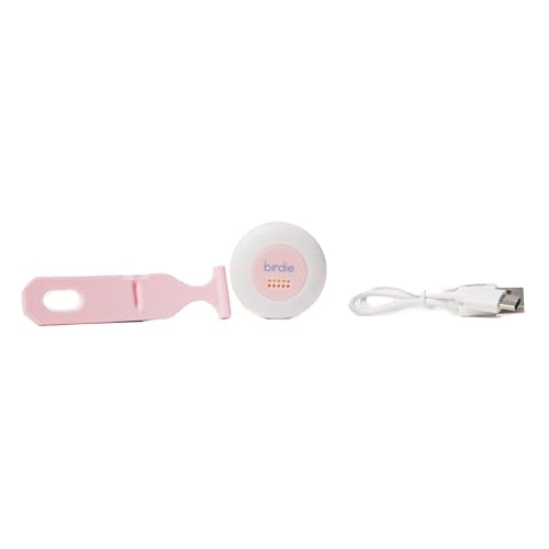 She's Birdie - The Original Personal Safety Alarm Disc for Bikes, Hikes, and Late Nights - Loud Siren, LED Light for Extra Visibility, Rechargeable, Handsfree, Lightweight, Water Resistant (Blossom) - color: Blossom