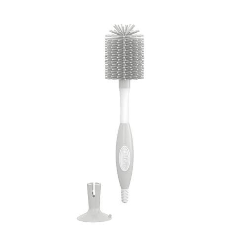 Dr. Brown's Soft Touch Baby Bottle Cleaning Brush, Gray, 1-Pack - style: Gray