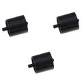 DGZZI 3PCS Black Desktop Heavy Duty Premium Plastic Tape Dispensers 1 Inch Core Replacement Tape Holder Accessories