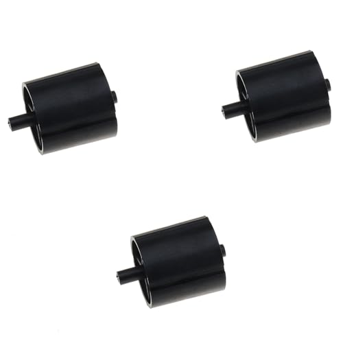DGZZI 3PCS Black Desktop Heavy Duty Premium Plastic Tape Dispensers 1 Inch Core Replacement Tape Holder Accessories
