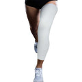 Zensah Full Length Long Leg Compression Sleeve - color: White, size: Small