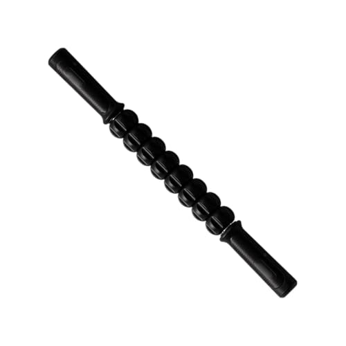 Massage Roller, Multi-Functional Body Massager, Leg Roller Stick - color: Black