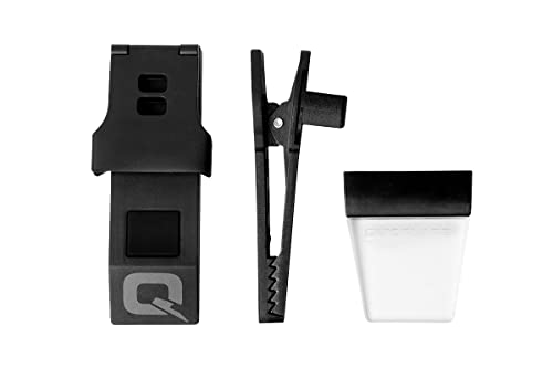 QUIQLITEX2 White LITE Hands-Free LED Pocket Light, 20-200 lumens, Safety Strobe, Aluminum Housing (USB Rechargeable) - color: White