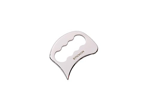 STICKON Stainless Steel Gua Sha Scraping Massage Tool IASTM Tools Great Soft Tissue Mobilization Tool (STICKON-08)