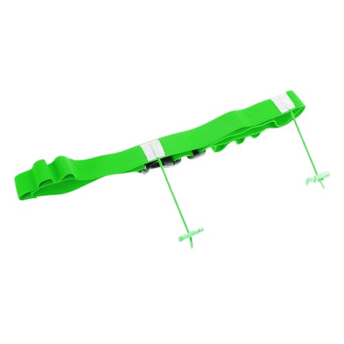 PATIKIL Triathlon Belt Bib Holder, Elastic Marathon Race Number Belt Marathon Running Race Belt with 6 Gel Loops for Marathon Racing Cycling, Green - color: Green