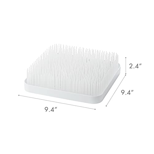 Boon Grass Countertop Drying Rack For Kitchen, Plastic - Winter White - color: White