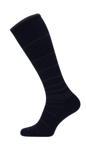 Sockwell Men's Circulator Moderate Graduated Compression Sock - color: Navy, size: Medium-Large