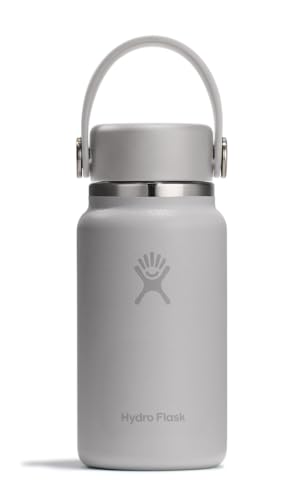Hydro Flask Micro Bottle - Insulated Mini Leak Proof Flask for Purse or Pocket in 6.7 Oz Birch Gray - color: BIRCH