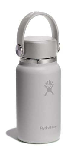 Hydro Flask Micro Bottle - Insulated Mini Leak Proof Flask for Purse or Pocket in 6.7 Oz Birch Gray - color: BIRCH