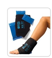 Cold & Hot Therapy System Ice Pack Wrap for Ankle, Elbow and Foot - Ice It! MaxCOMFORT™ (Ankle/Elbow/Foot Design; 10 ½” x 13”) - F30514 - size: 1 Count (Pack of 1)